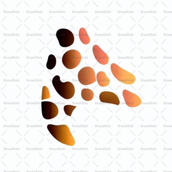 Abstrakte Giraffenflecken